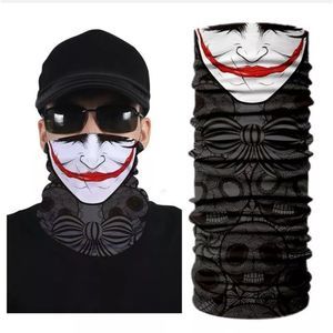 Bandana Neck Gaiter Skull Face Mask Bandanas Tube Breathable Rave Face Scarf US